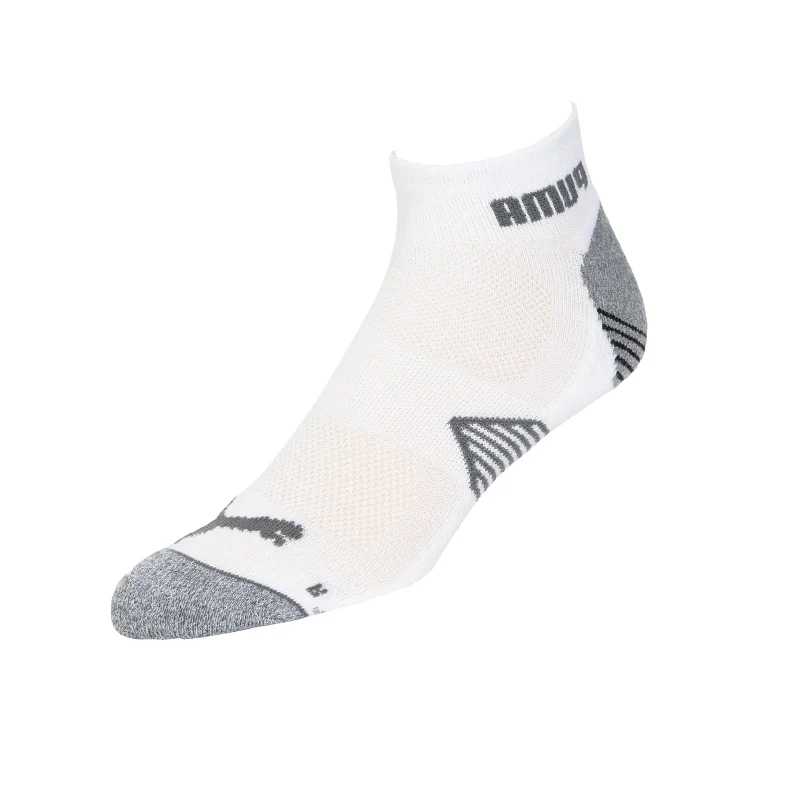 PUMA Essential Quarter 3-Pack Men's Socks (White)