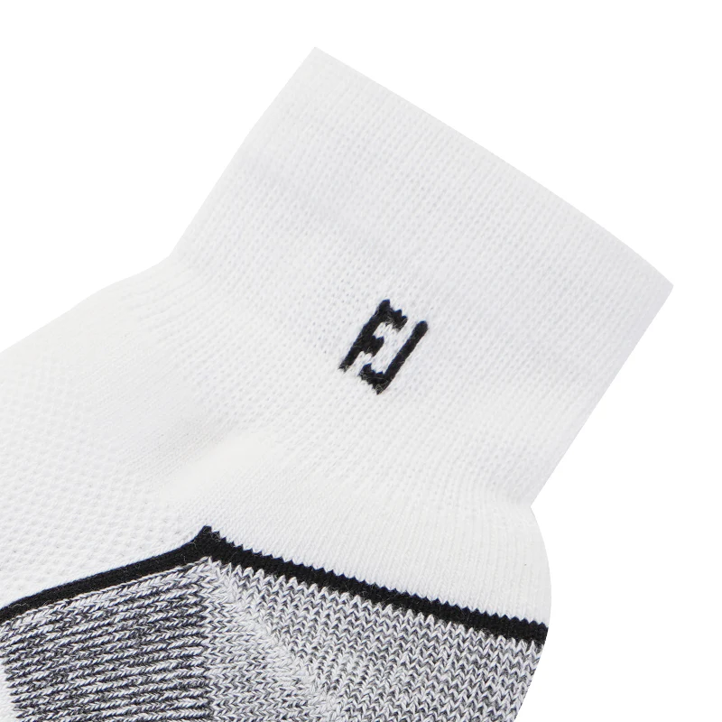 FOOTJOY ProDry Men's Quarter Socks (White) - Image 4