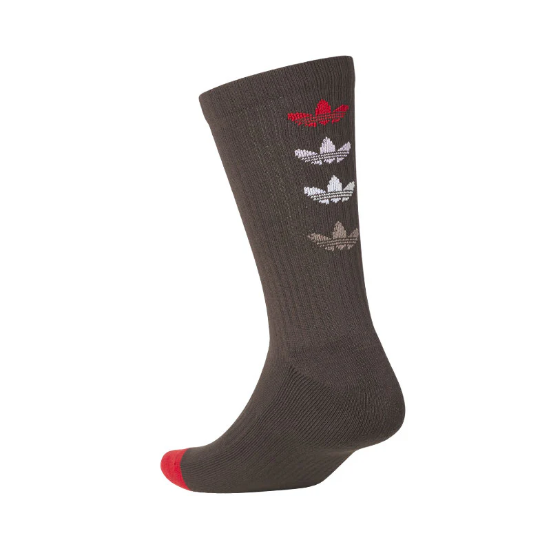 ADIDAS Originals Golf Trefoil Men's Crew Socks (Brown) - Image 2