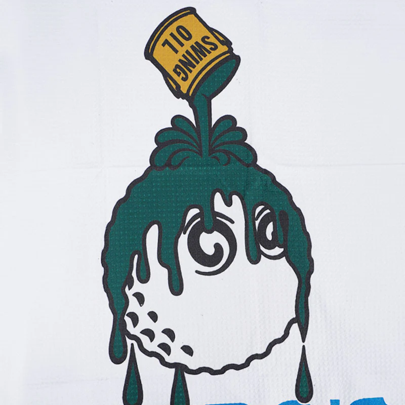 MALBON GOLF Swing Towel (White) - Image 3