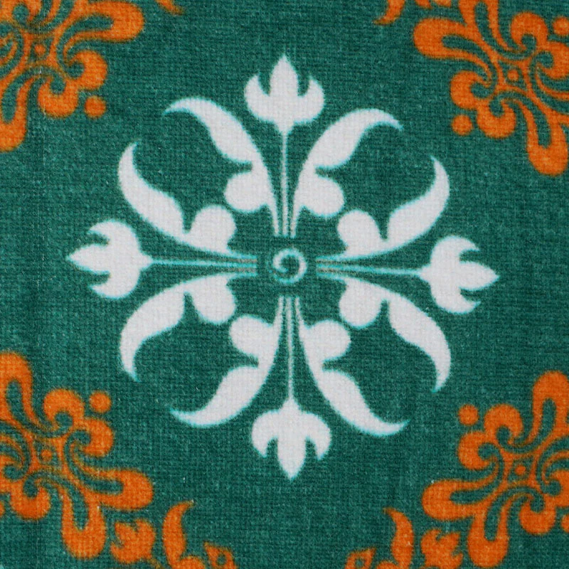 MALBON GOLF Vacation Club Golf Towel (Orange/Green) - Image 4