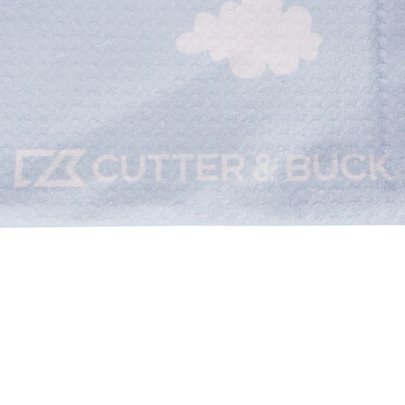 CUTTER & BUCK Waffle Weave Microfiber Towel (Blue/Green) - Image 4