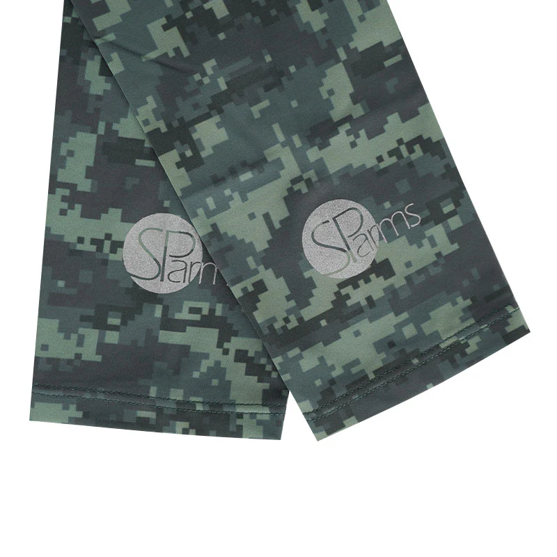 SPARMS Digital Camo Arm Sleeves (Green) - Image 3