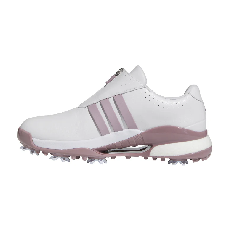 ADIDAS Tour360 BOA Women's Spiked Shoes (White/Purple) - Image 2