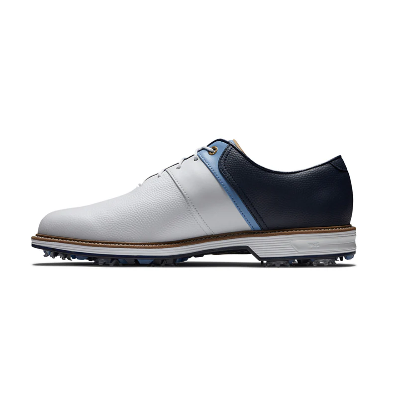 FOOTJOY Premiere Series Men's Spiked Shoes (White/Blue) - Image 2