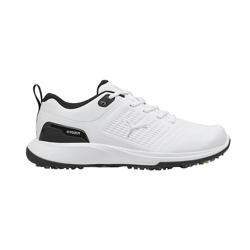PUMA Fusion Flex Men's Spikeless Shoes (White/Black)