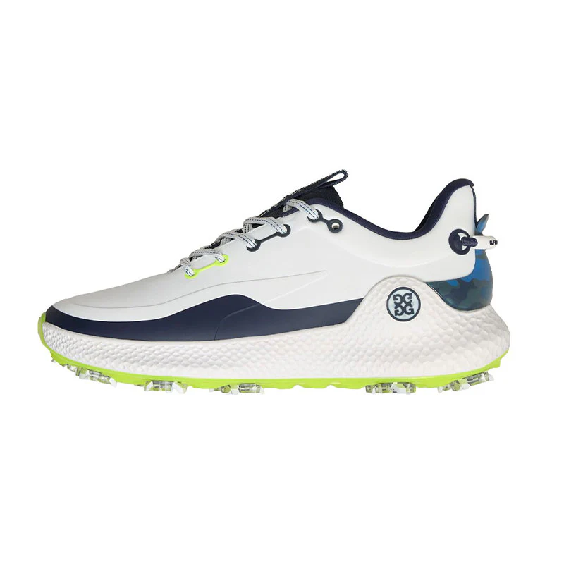 GFORE MG4+ O2 G/LOCK Men's Spiked Shoes (Snow/Twilight) - Image 2