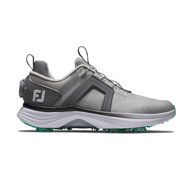 FOOTJOY Hyperflex BOA Women's Spiked Shoes (Grey/White/Green)