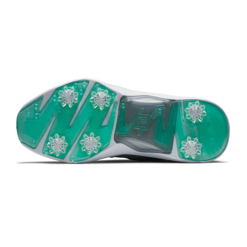 FOOTJOY Hyperflex BOA Women's Spiked Shoes (Grey/White/Green) - Image 4