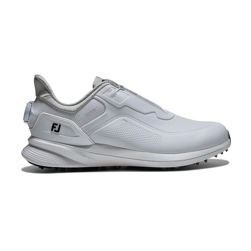 FOOTJOY Pro/SL BOA Men's Spikeless Shoes (White/White/Grey)