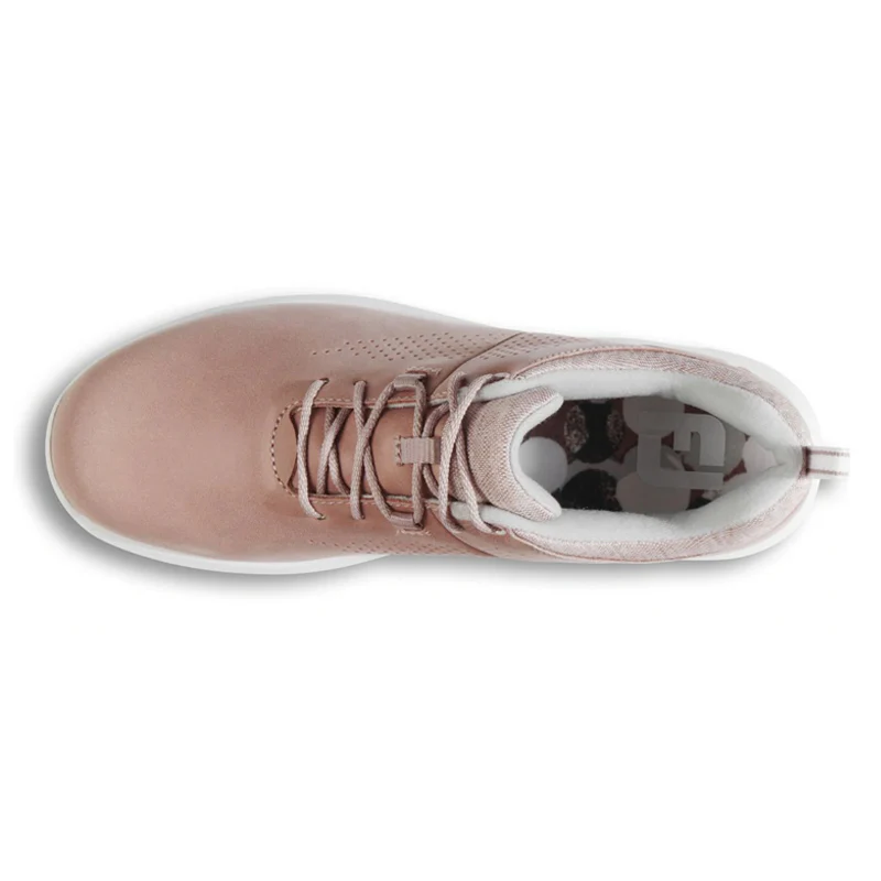 FOOTJOY Leisure LX Women's Spikeless Shoes (Rose/Light Grey) - Image 3