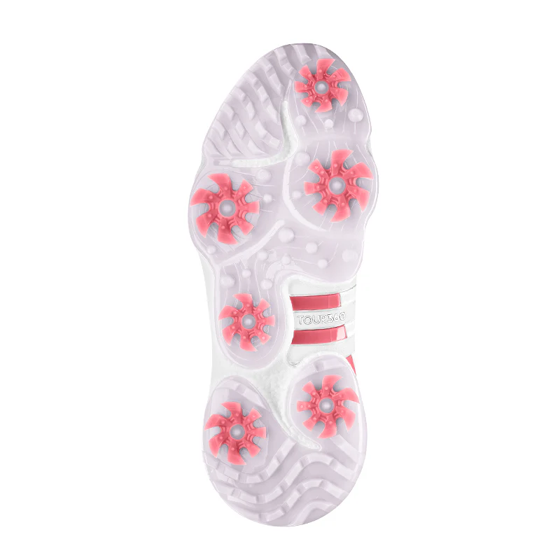 ADIDAS Tour360 Infinity BOA Women's Spikeless Shoes (White/Pink) - Image 4
