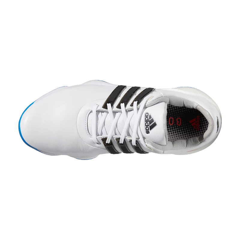 ADIDAS Tour360 22 Men's Spikeless Shoes (White/Black) - Image 3