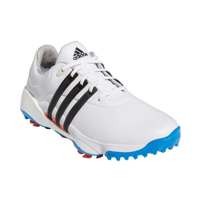 ADIDAS Tour360 22 Men's Spikeless Shoes (White/Black) - Image 5