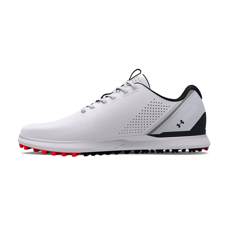 UNDER ARMOUR Charged Medal Men's Spikeless Shoes (White/Grey) - Image 2