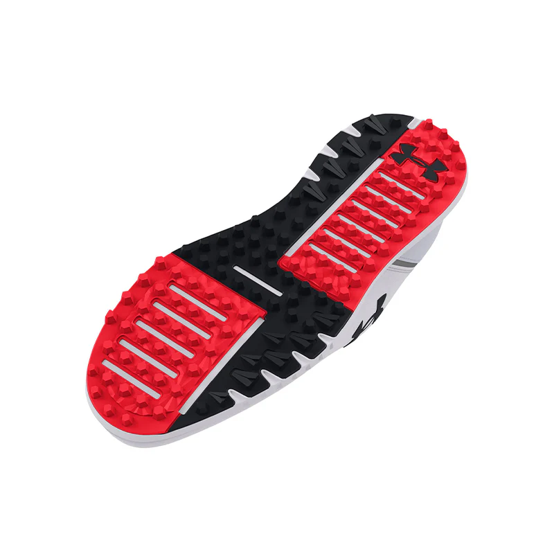UNDER ARMOUR Charged Medal Men's Spikeless Shoes (White/Grey) - Image 4