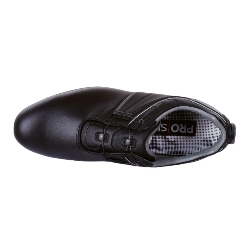 FOOTJOY Pro BOA Men's Spikeless Shoes (Black/Black/Grey) - Image 3