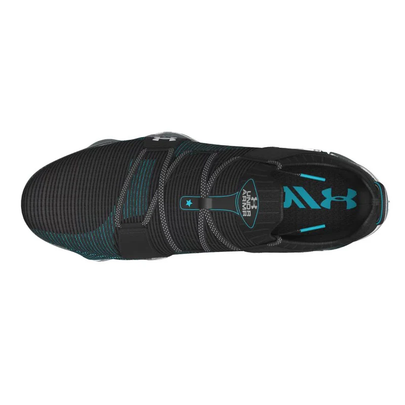 UNDER ARMOUR HOVR Tour Men's Spikeless Shoes (Black/Blue/Silver) - Image 4