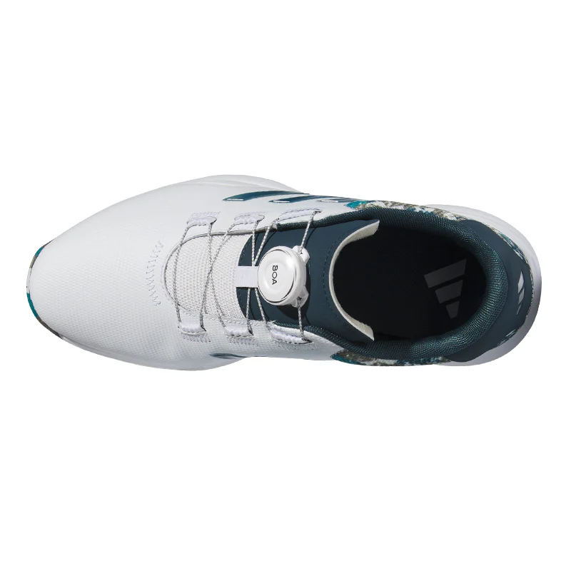 ADIDAS S2G BOA Spikeless Shoes (White/Silver/Blue) - Image 3