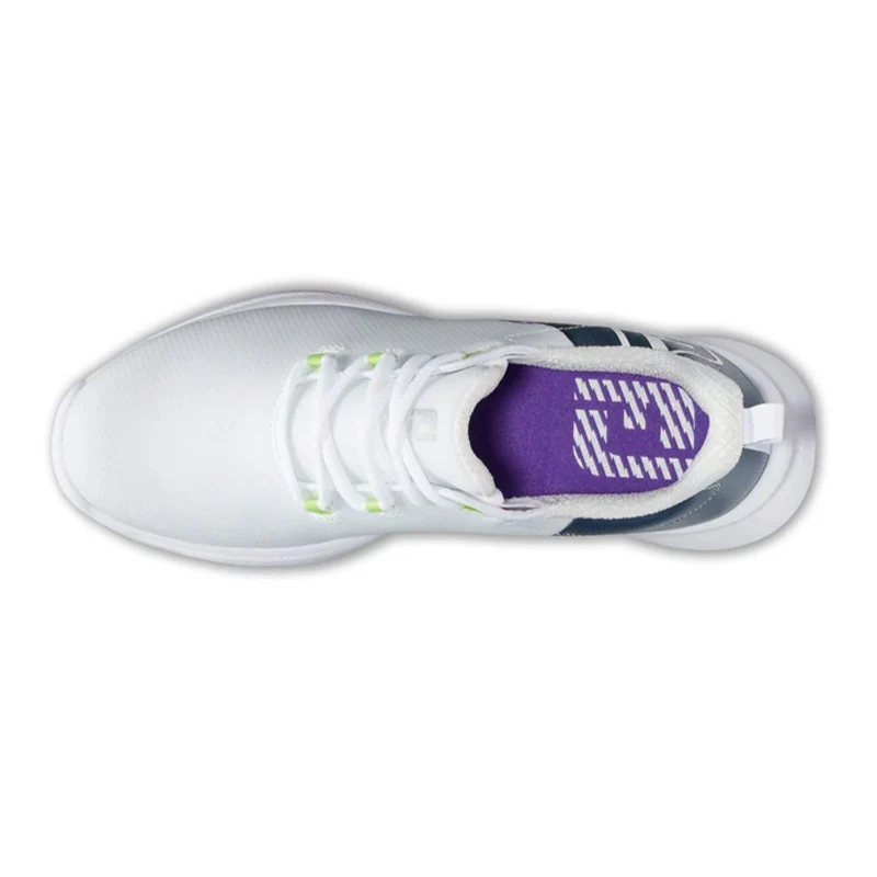 FOOTJOY Fuel Sport Women's Spikeless Shoes (Navy/White/Green) - Image 3