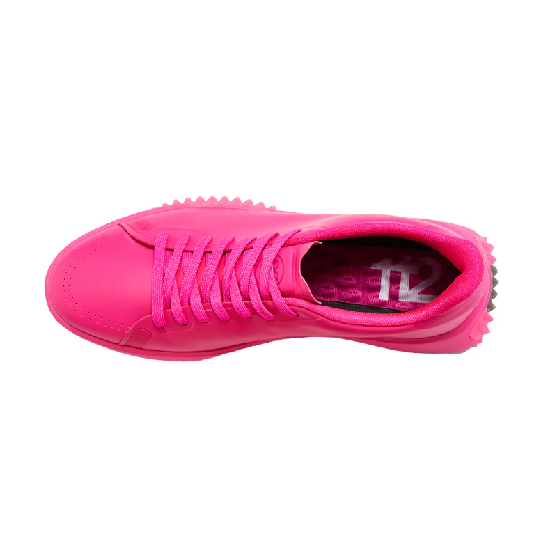 GFORE G.112 P.U Men's Spikeless Shoes (Day Glo Pink) - Image 3