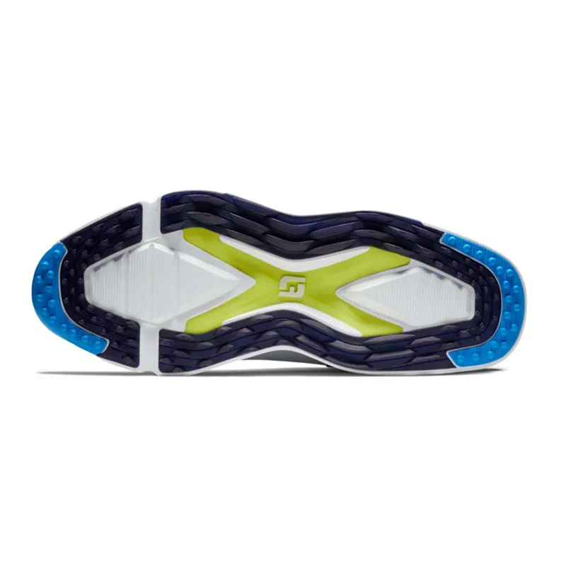 FOOTJOY Pro/SLX BOA Men's Spikeless Shoes (White/Navy/Blue) - Image 4