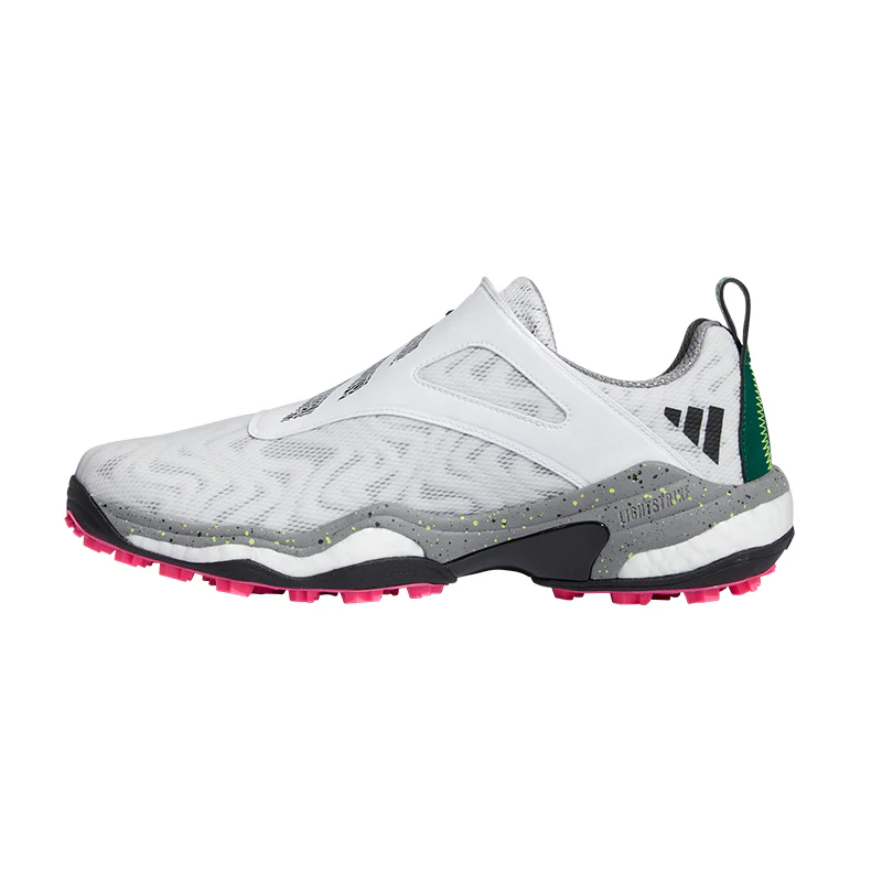 ADIDAS CodeChaos BOA Men's Spikeless Shoes (White/Green/Pink) - Image 2