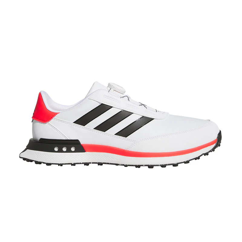 ADIDAS S2G BOA 24 Wide Men's Spikeless Shoes (White/Black/Red)