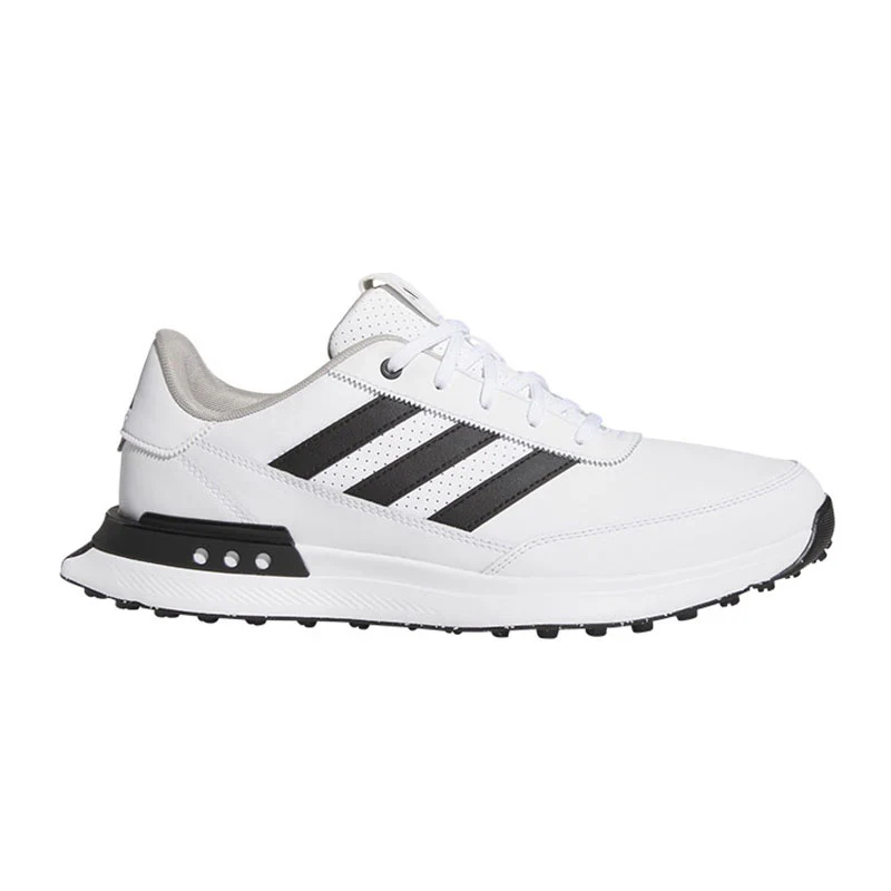 ADIDAS S2G 24 Leather Men's Spikeless Shoes (White/Black)