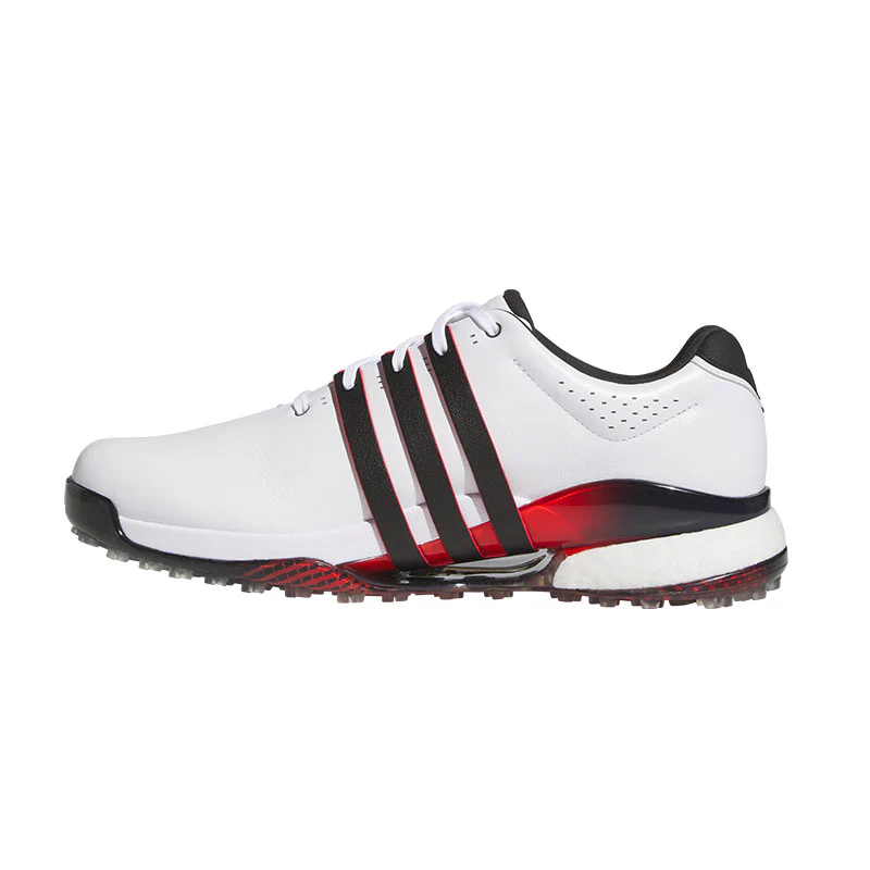 ADIDAS Tour360 25 Wide Men's Spikeless Shoes (White/Red/Navy) - Image 2