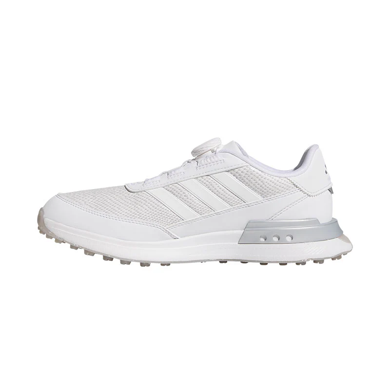 ADIDAS S2G 24 Leather Women's Spikeless Shoes (White/Silver) - Image 2