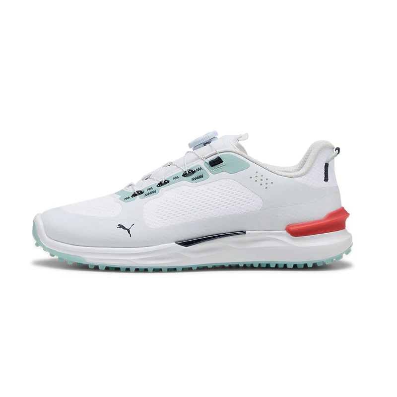 PUMA IGNITE ELEVATE 2 BOA Men's Spikeless Shoes (White/Mint) - Image 2