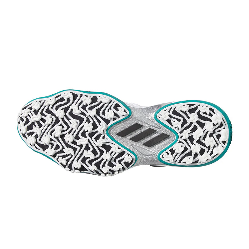 ADIDAS Codechaos 25 Midcut BOA Men's Spikeless Shoes (White/Black/Teal) - Image 4