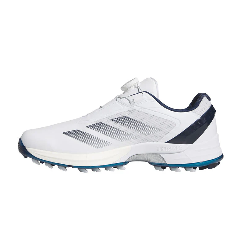 ADIDAS Adizero ZG Lo BOA Men's Spikeless Shoes (White/Indigo/Silver) - Image 2