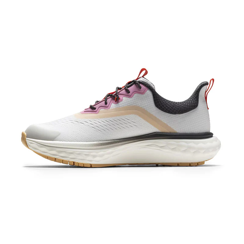 FOOTJOY Quantum Women's Spikeless Shoes (Cream/Black/Pink) - Image 2