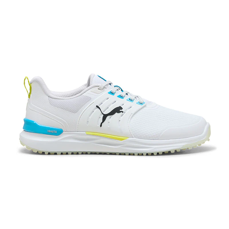 PUMA IGNITE ELEVATE 2 Wide Men's Spikeless Golf Shoes (White)