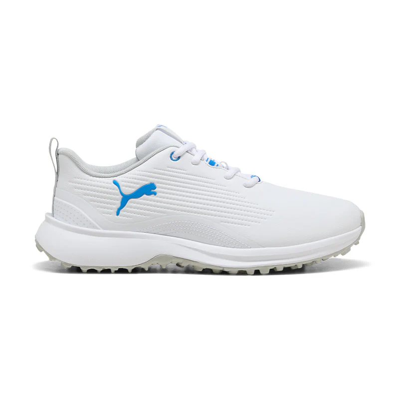 PUMA Fusion Grip SL Sport Men's Spikeless Shoes (White/Blue)