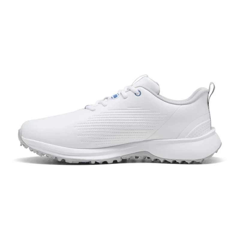 PUMA Fusion Grip SL Sport Men's Spikeless Shoes (White/Blue) - Image 2