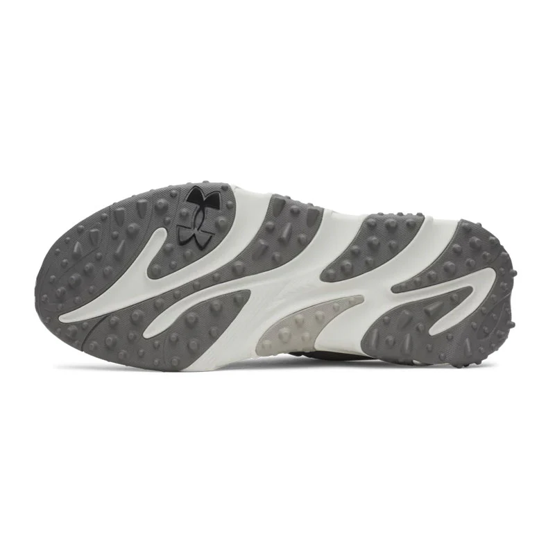 UNDER ARMOUR Halo Tour Men's Spikeless Shoes (Titanium/Grey/Green) - Image 4