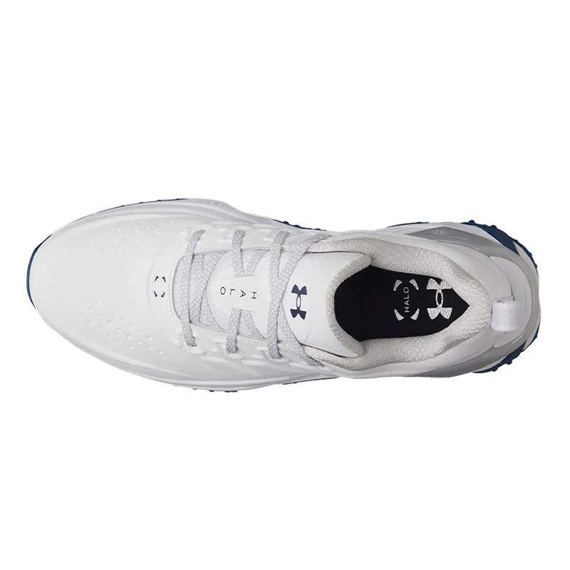 UNDER ARMOUR Halo Tour Men's Spikeless Shoes (White/Silver) - Image 3