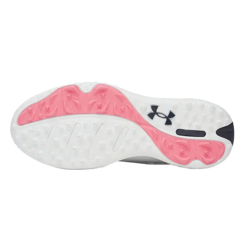 UNDER ARMOUR Drive Fade 2 Women's Spikeless Shoes (White/Silver) - Image 4