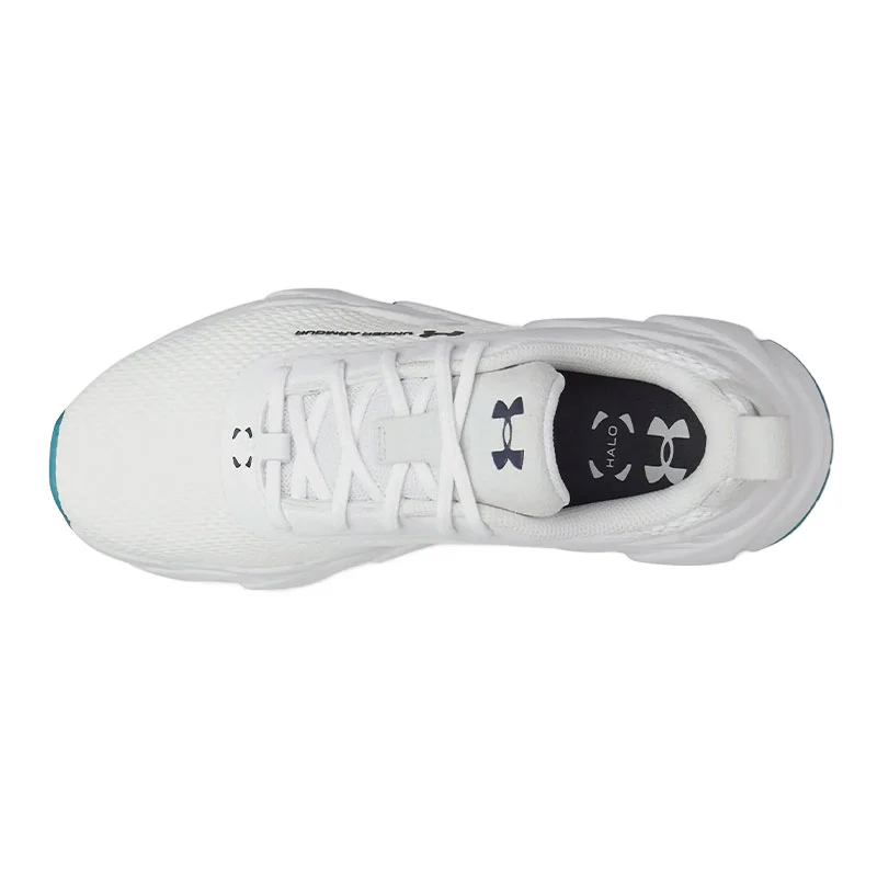 UNDER ARMOUR Halo Hybrid Women's Spikeless Shoes (White/Navy) - Image 3