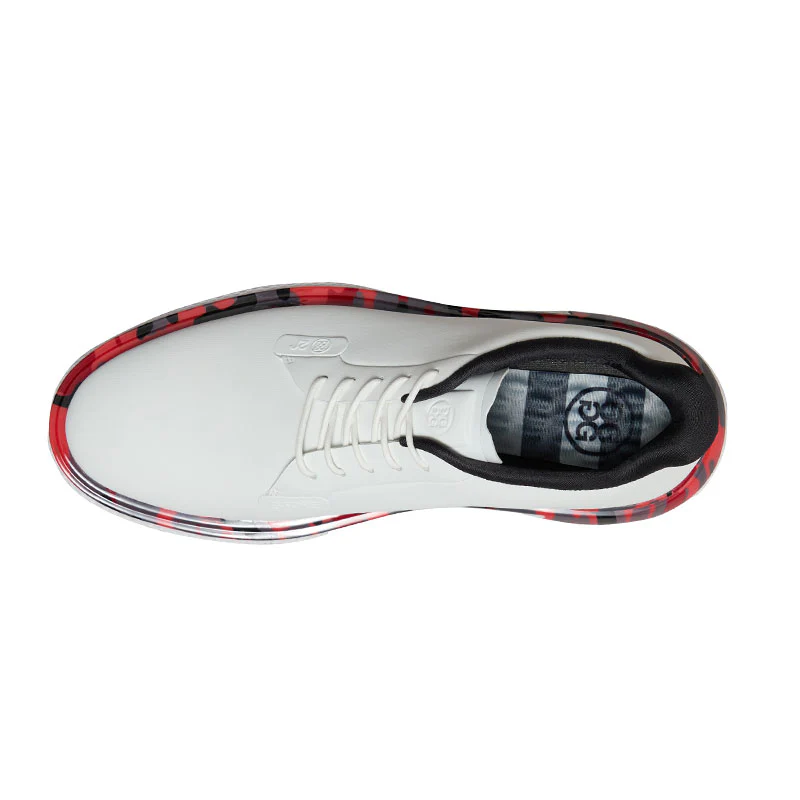 GFORE Gallivan2r Camo Welt Men's Spiked Shoes (Snow/Lava) - Image 3
