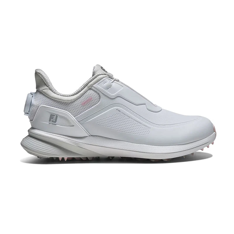 FOOTJOY Pro/SL BOA Women's Spikeless Shoes (White/White/Grey)
