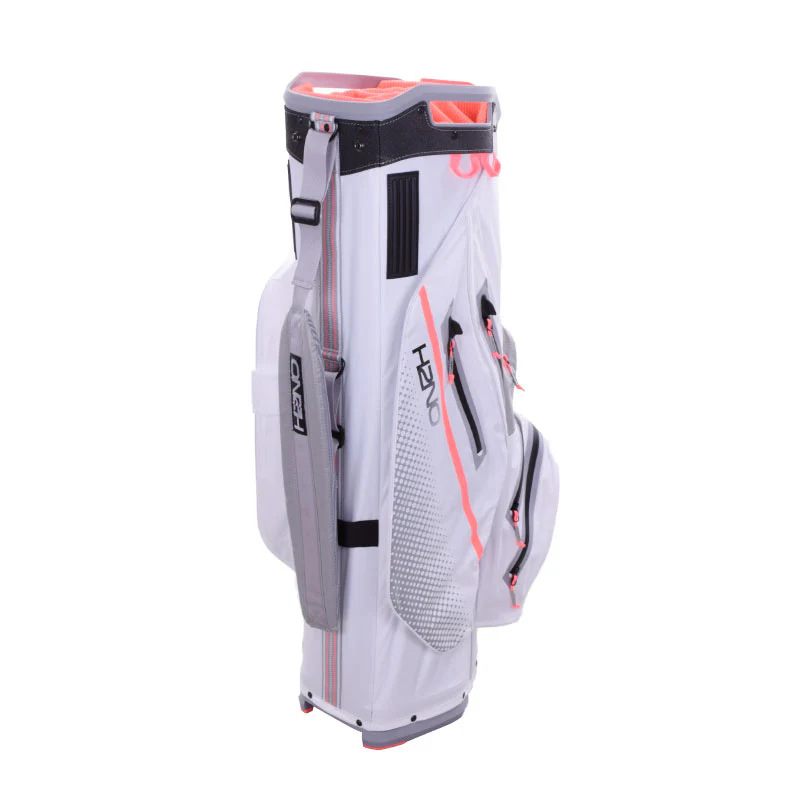 SUN MOUNTAIN H2NO Lite 2022 Women's Cart Bag (White/Grey/Pink) - Image 2