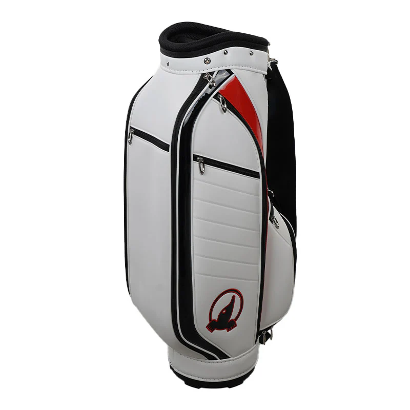 HONMA 9" Gear Standard Cart Bag (White/Red) - Image 2