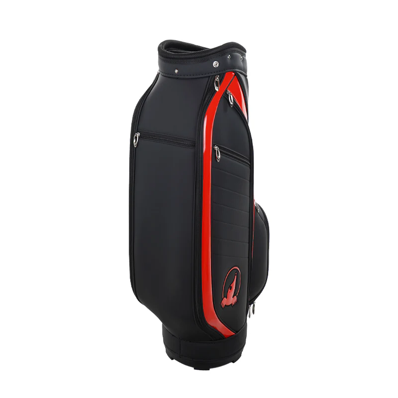 HONMA 9" Gear Standard Cart Bag (Black/Red) - Image 2