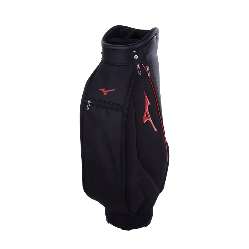 MIZUNO 9.5" Sporty Cart Bag (Black/Red) - Image 2