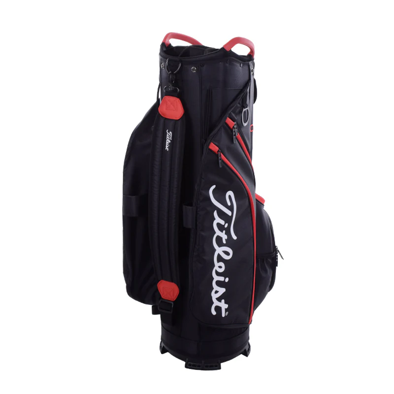 TITLEIST Cart 14 Cart Bag (Black/Black/Red) - Image 2