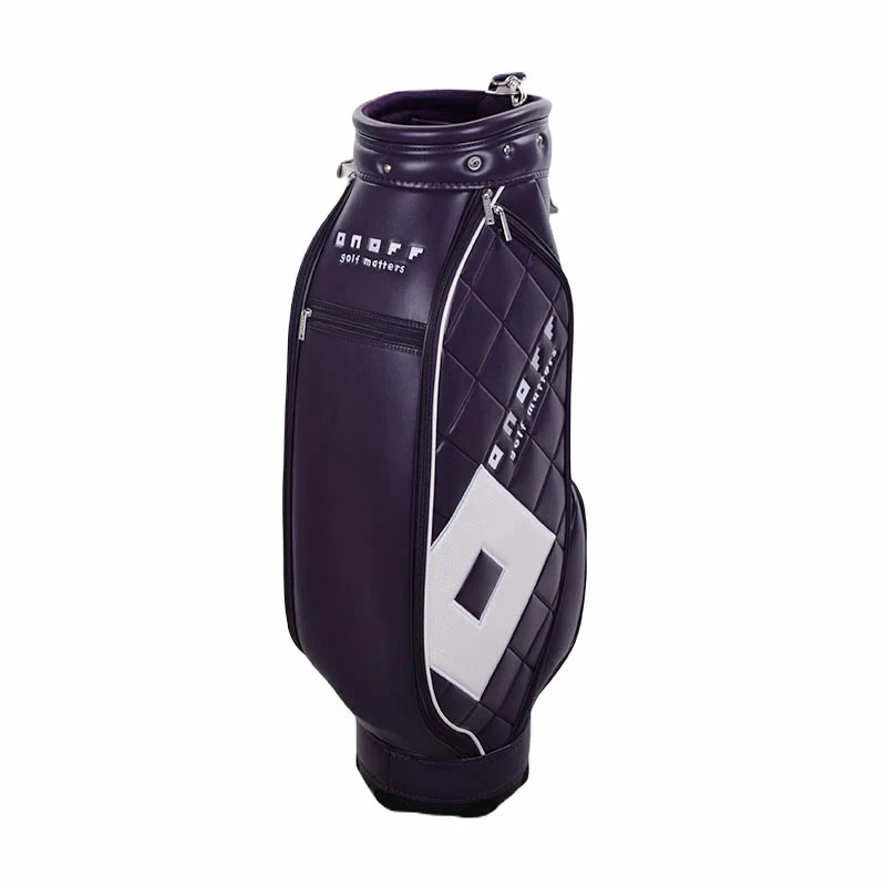 ONOFF OB7923 8.5" Women's Caddie Bag (Purple/White) - Image 2